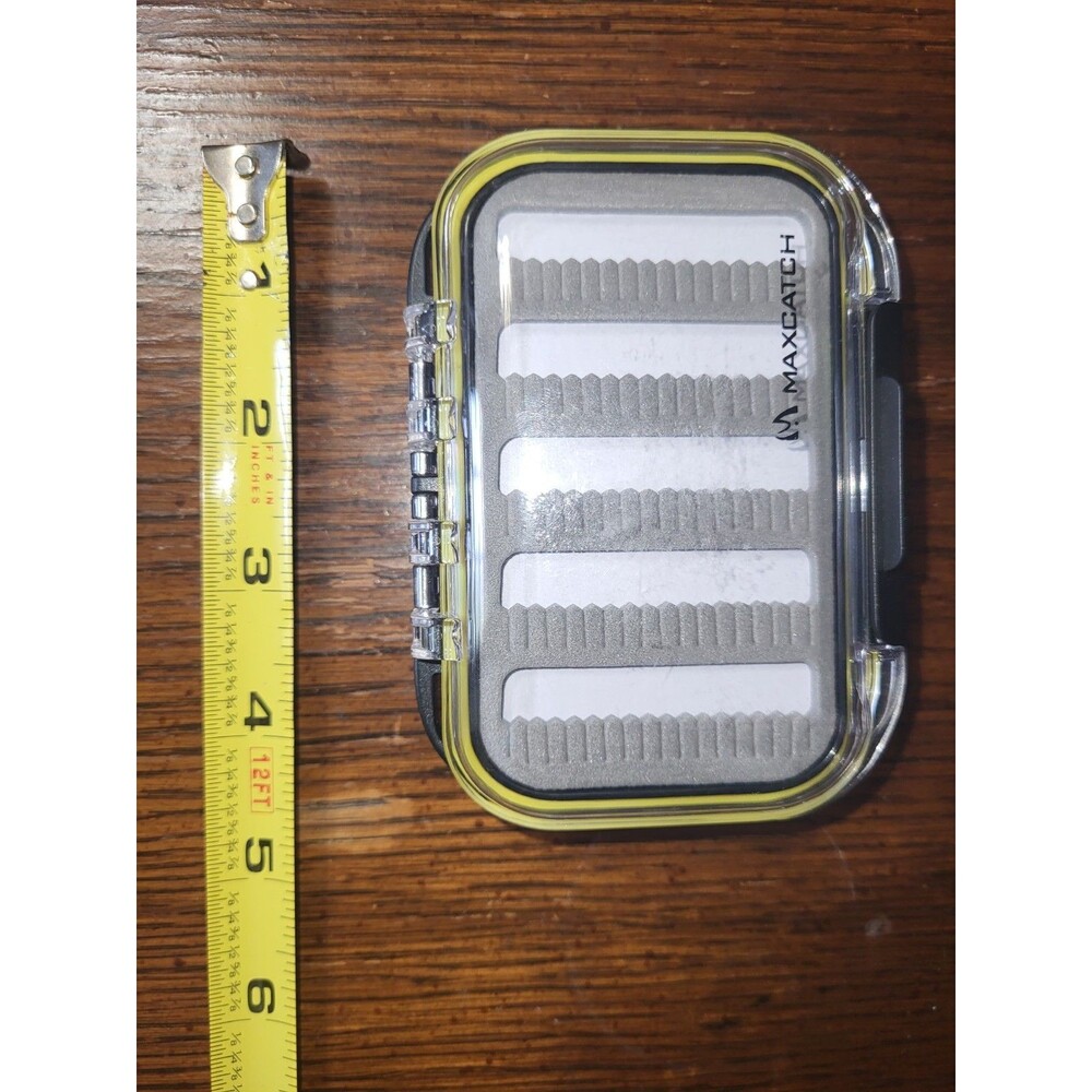 Waterproof Fly Fishing Box Double Sided Pocket Slit Foam Jig Case New
